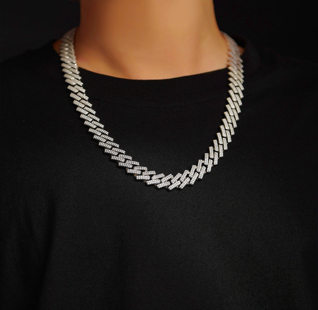 Moissanite Necklace Pendant Set | Platinum Plated 925 Sterling Silver | Luxury Jewelry Gift with GRA Certificate