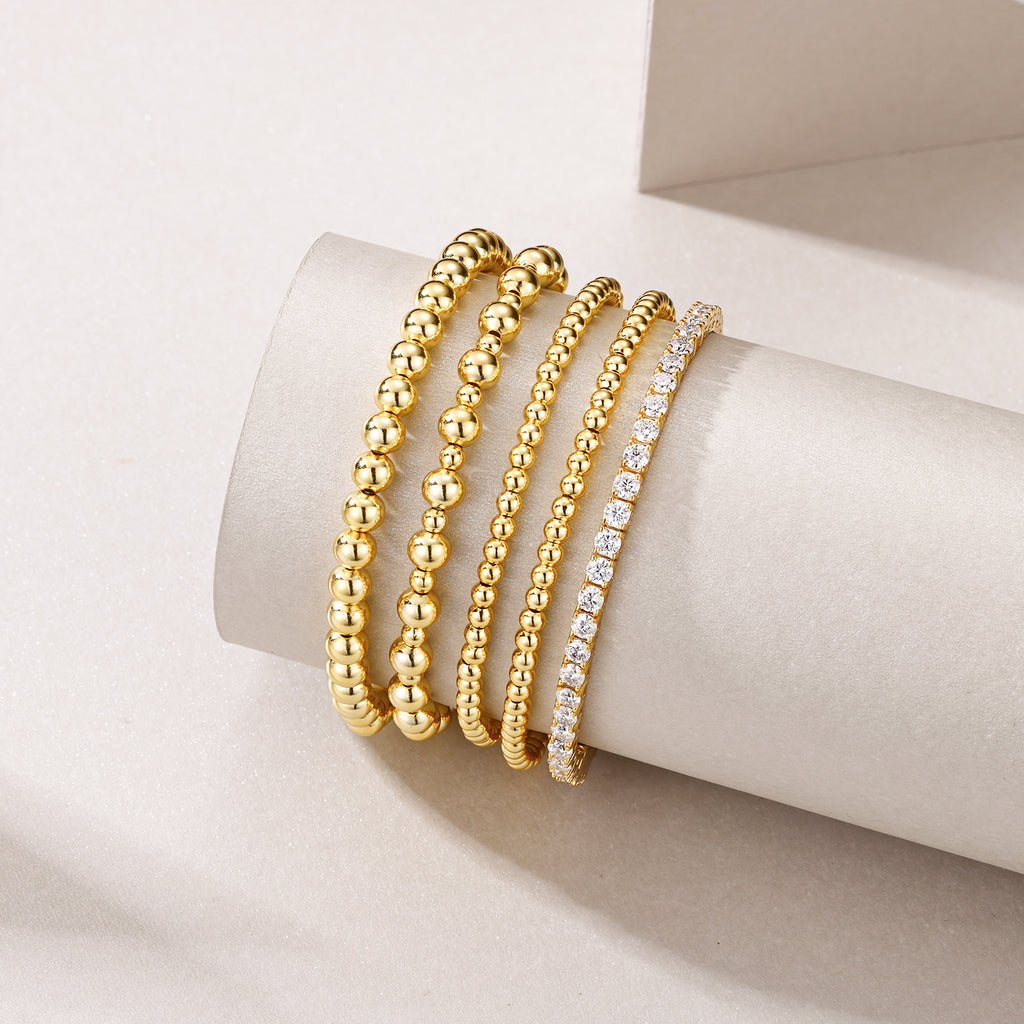 Set With Top-quality Moissanite, This Luxurious And Fashionable Light Luxury Trend Jewelry Silver Bracelet Is Made Of S925 Silver Electroplated With Platinum