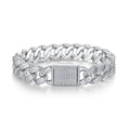 Moissanite Bracelet 925 Sterling Silver Platinum Plated Luxury Minimalist Bracelet for Women with GRA Certificate