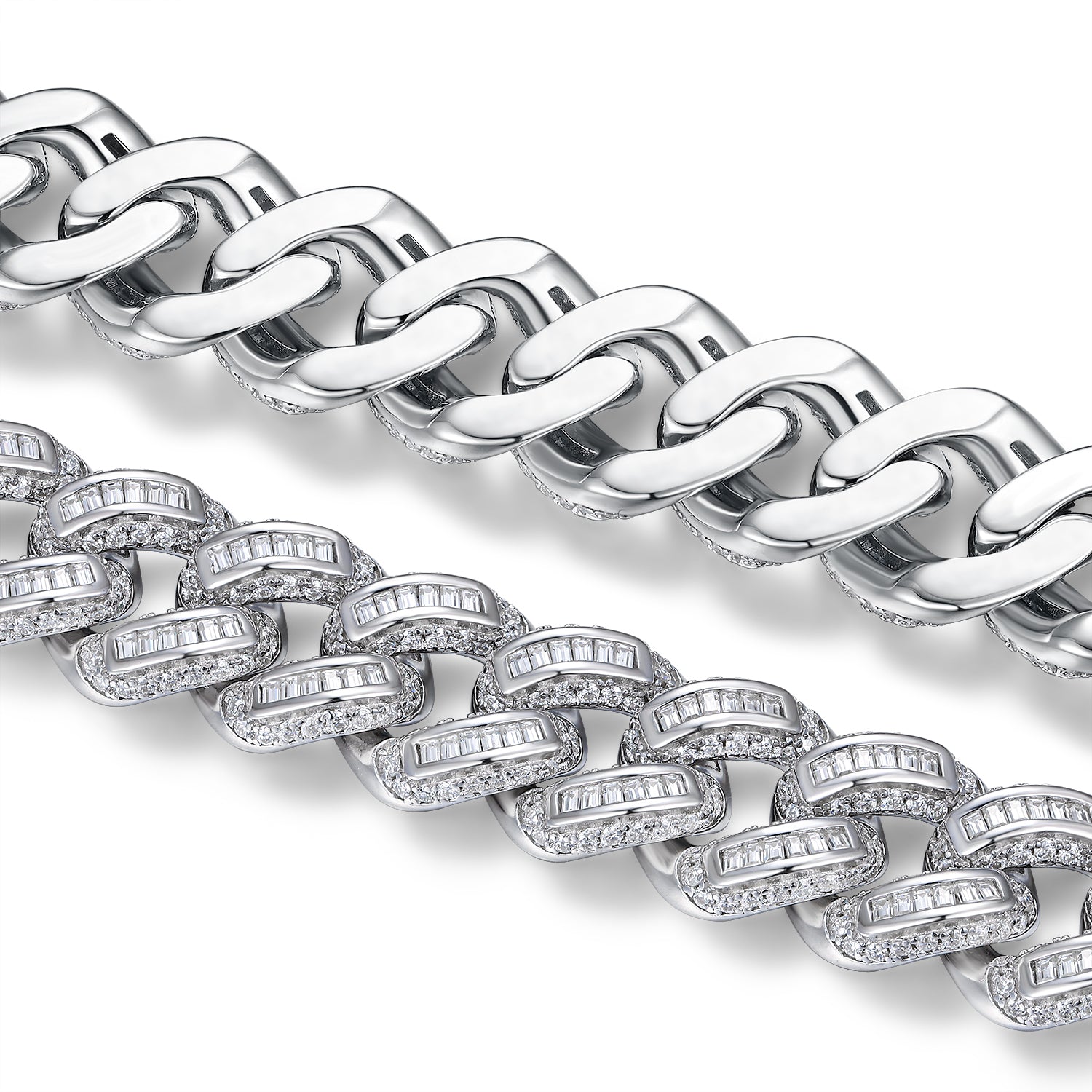 Moissanite Bracelet 925 Sterling Silver Platinum Plated Luxury Minimalist Bracelet for Women with GRA Certificate