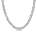 Moissanite Maillon Silver Necklace — Veyra