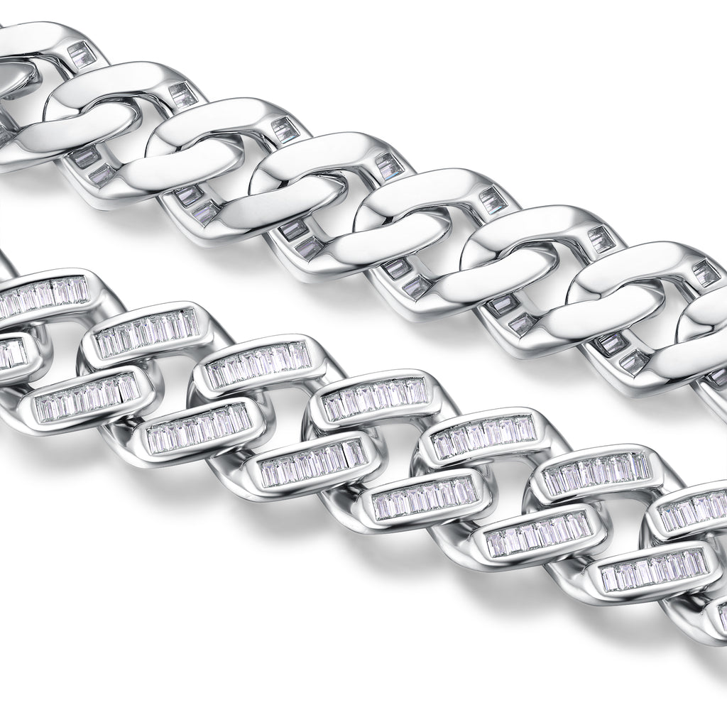 Minimalist Moissanite Bracelet 925 Sterling Silver Platinum Plated Luxury Elegant Bracelet with GRA Certificate