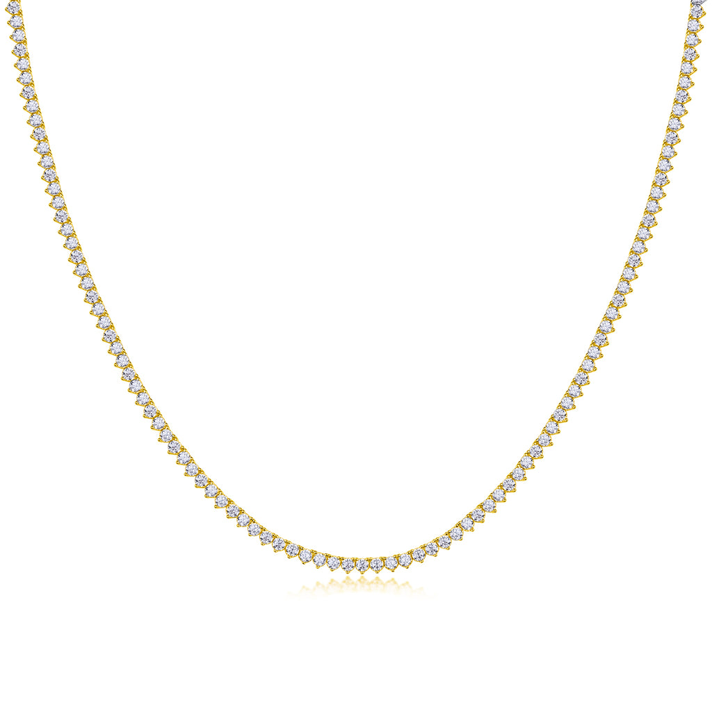 Solitude Moissanite Necklace  925 Sterling Silver Platinum Plated Luxury Pendant Necklace with GRA Certificate