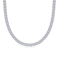 Moissanite Gravité Silver Necklace — Veyra