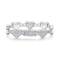 Moissanite Valentina Silver Bracelet — Veyra