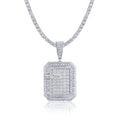The Light Of Belief - A Fashionable And Trendy Necklace Pendant Set With Top-quality Moissanite S925 And Silver Plated With Platinum Can Be Tested With A Diamond Pen