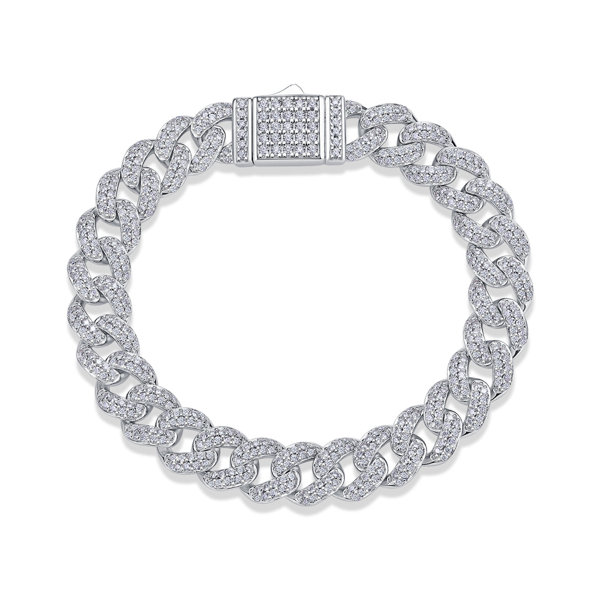 Red Glow Orange Light - A Fashionable And Light Luxury Jewelry Silver Bracelet And Bracelet Set With Top-quality Moissanite, S925 Silver Plated Platinum