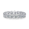Moissanite Radieux 5 Carat Silver Bracelet — Veyra