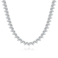 Moissanite Palpitant 1 Carat Silver Necklace — Veyra