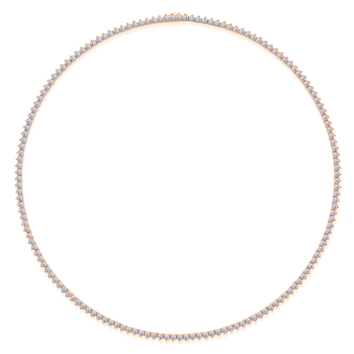 Solitude Moissanite Necklace  925 Sterling Silver Platinum Plated Luxury Pendant Necklace with GRA Certificate