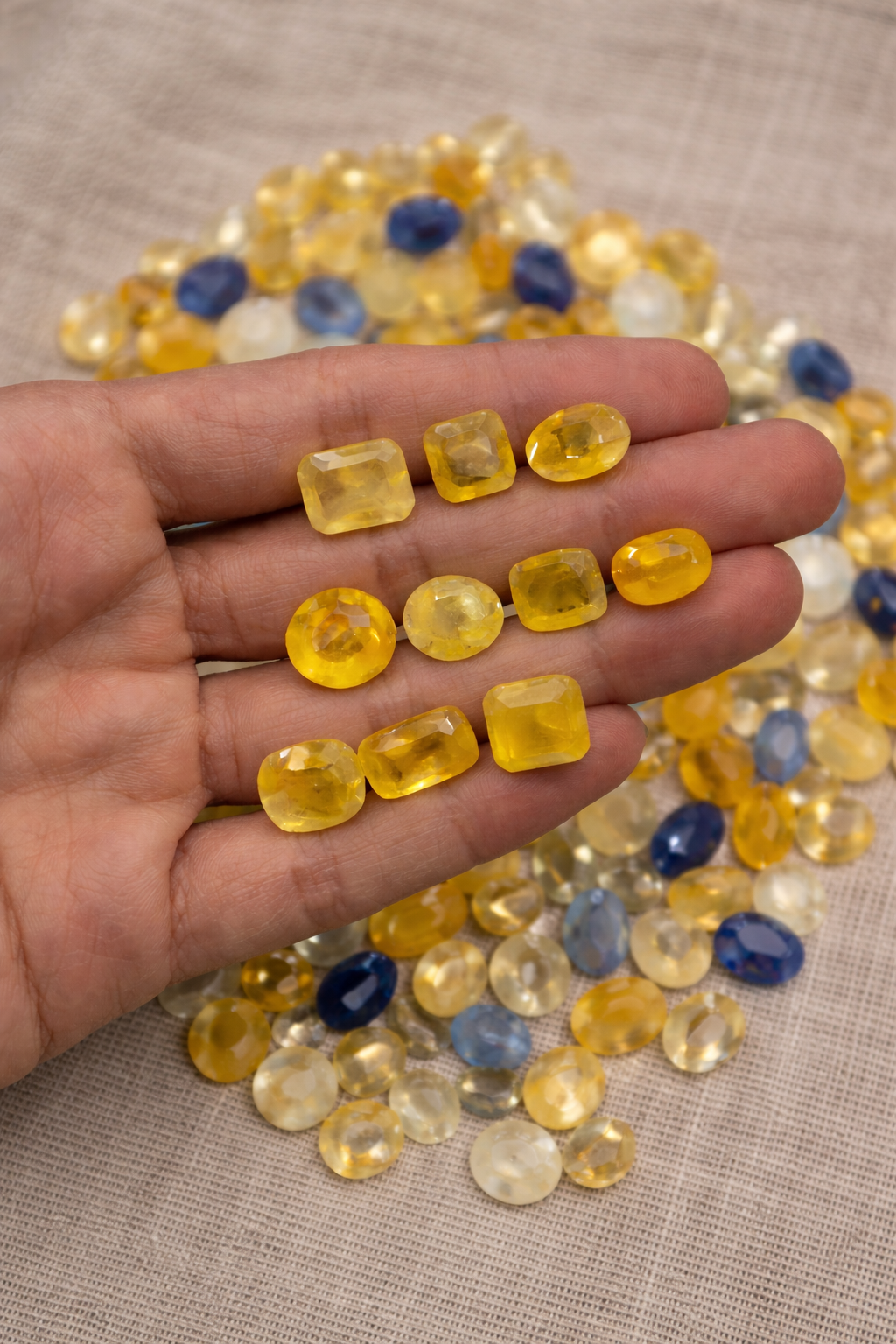 AAA Ceylon Yellow Sapphire | Natural Sri lanka Yellow Sapphire Gemstone | Loose Certified Gemstone for Ring, Pendant & Jewelry