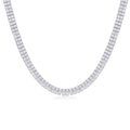 Moissanite Écho Silver Necklace Duo — Veyra