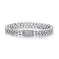 Moissanite Acier Silver Bracelet — Veyra