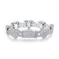 Moissanite Infini Silver Bracelet — Veyra