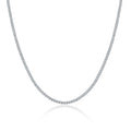 Moissanite Éclat Silver Necklace — Veyra